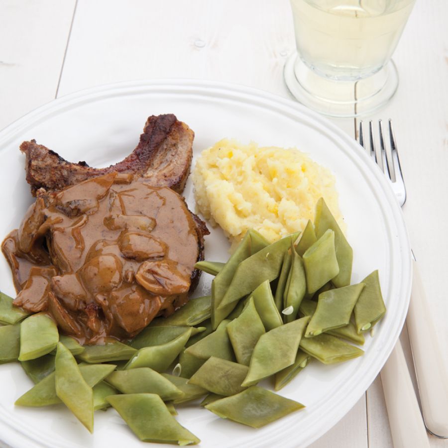 Karbonades met snijboontjes