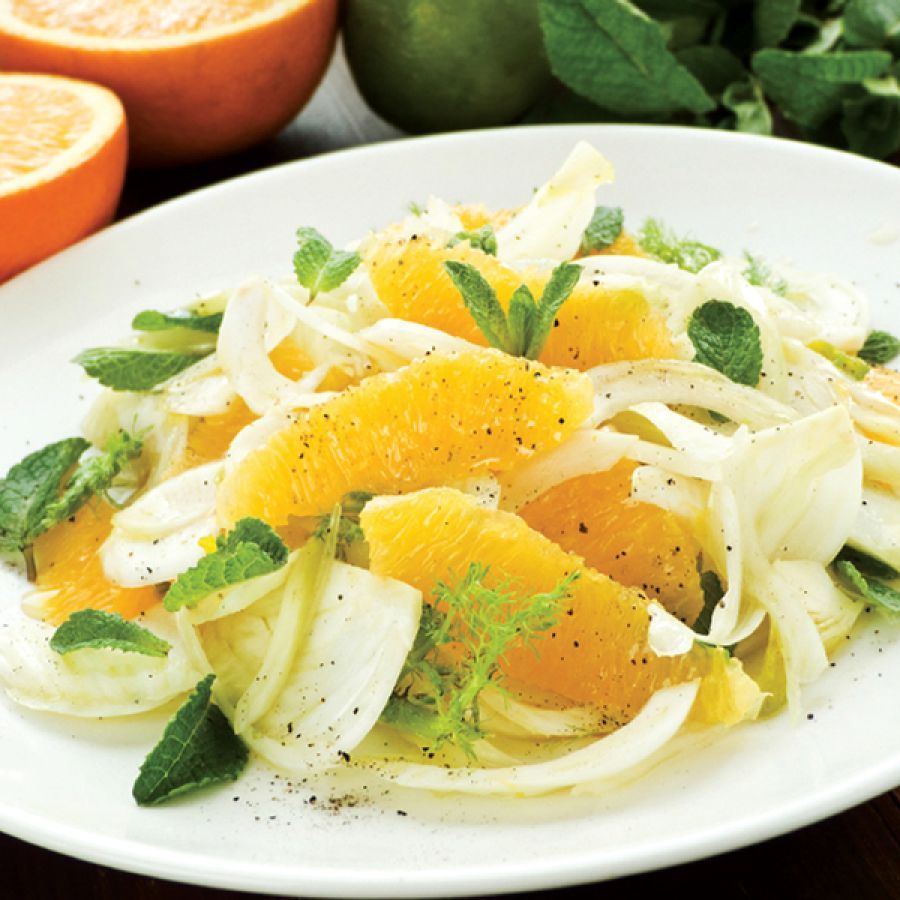 Witlofsalade met sinaasappel