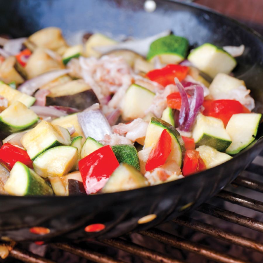 Gemengde gegrilde groenten