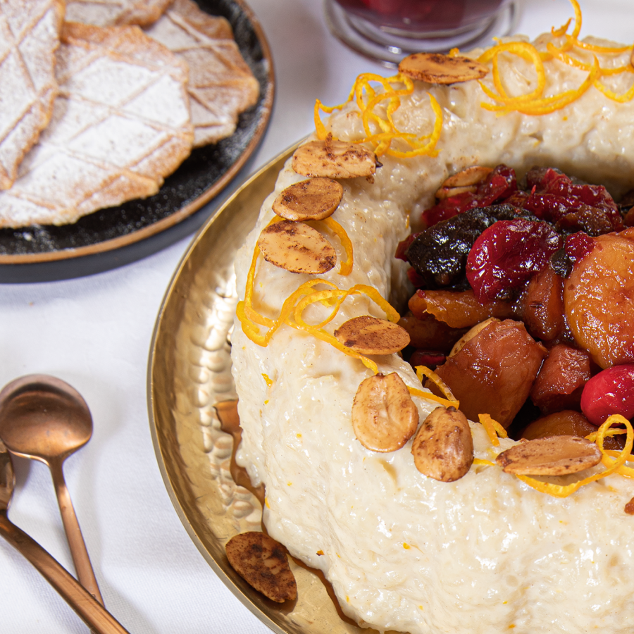 Rijstpudding met tutti frutti