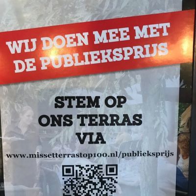Stem op Sabrosa voor Publieksprijs Misset Horeca Terras Top 100