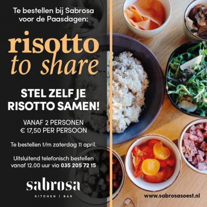 Stel zelf je Risotto samen!