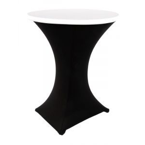 Statafelrok stretch, zwart/wit