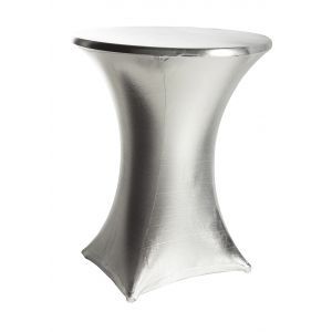Statafelrok stretch, zilver