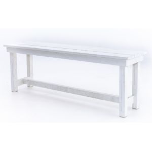 Tafel Industrial white 220x60x(h)78 cm. 8 pers.