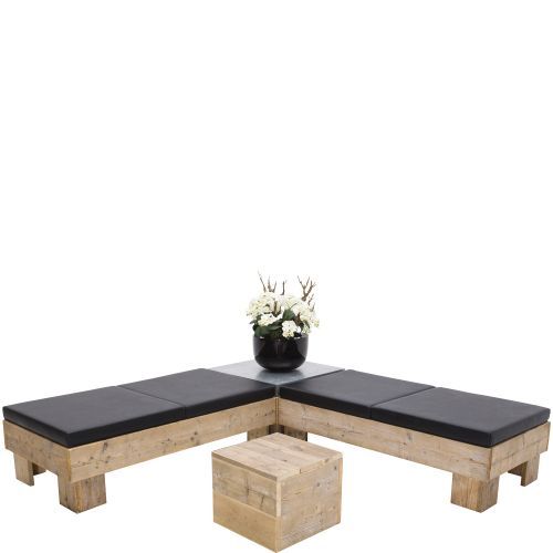 Loungeset Pure Wood (incl. orchidee)