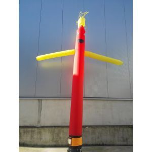 Skydancer 6 meter rood/geel
