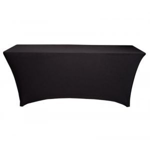 Stretch tafelhoes zwart 200x80x(h)76 cm.