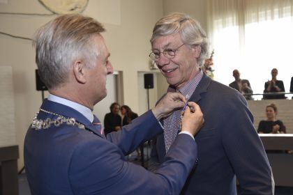 Ridderorde voor voorzitter Kees Waagmeester