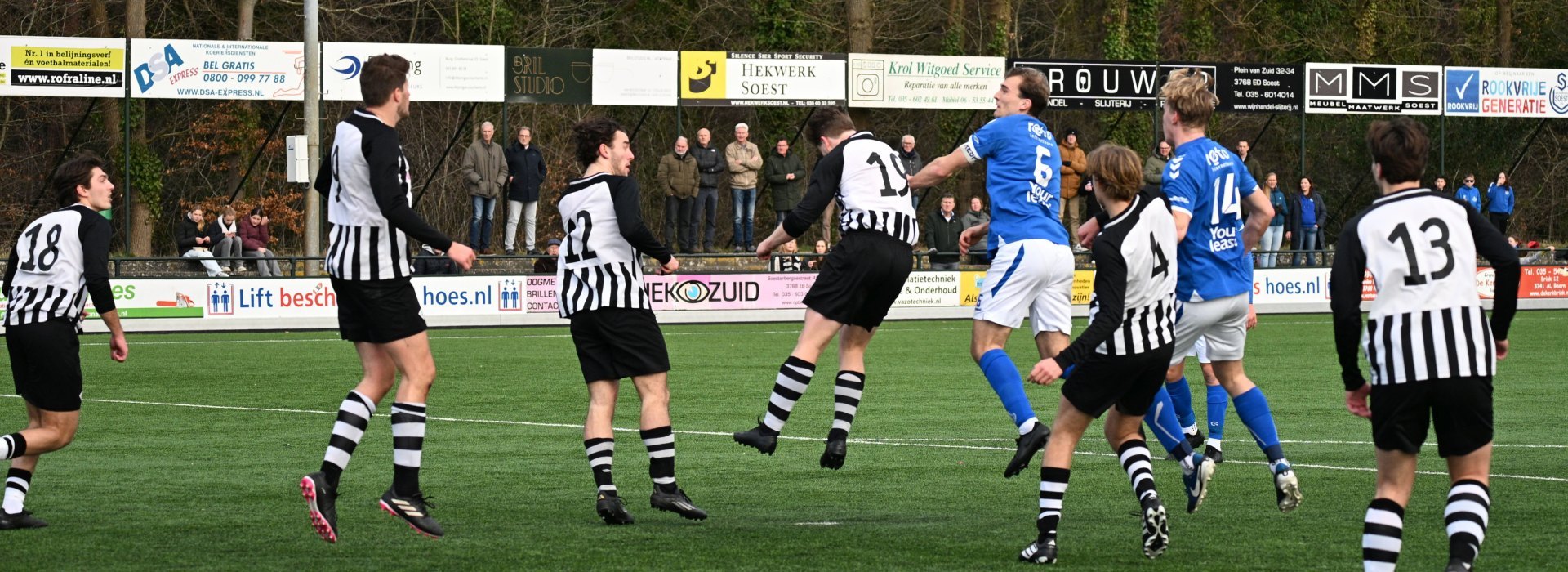 Gelijkspel tegen Laren (2-2)