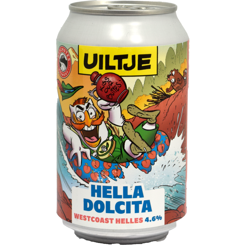 - Uiltje - Hella Dolcita West Coast Helles 4.6% Blik 330ml