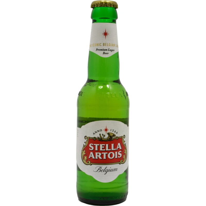 - Stella Artois - Premium Lager Beer 250ml 5.2%