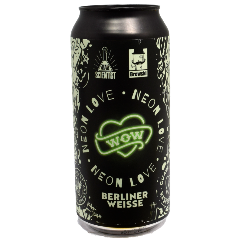 - Mad Scientist - Neon Love Berliner Weisse Blik 440ml 4.3%