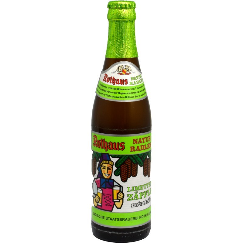- Rothaus- Natur Radler Limetten Zapfle 2.1% 330ml