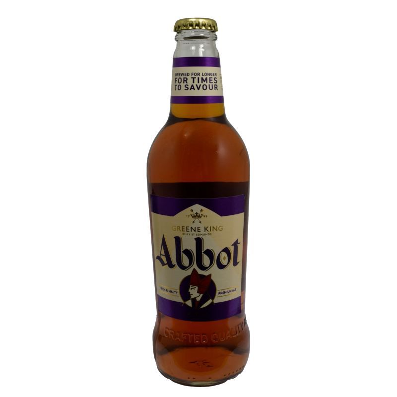 - Greene King - Abbot Premium Ale 5% 500ml