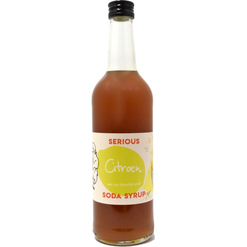 - Saru Soda - Citroen Syrup Siroop 500ml