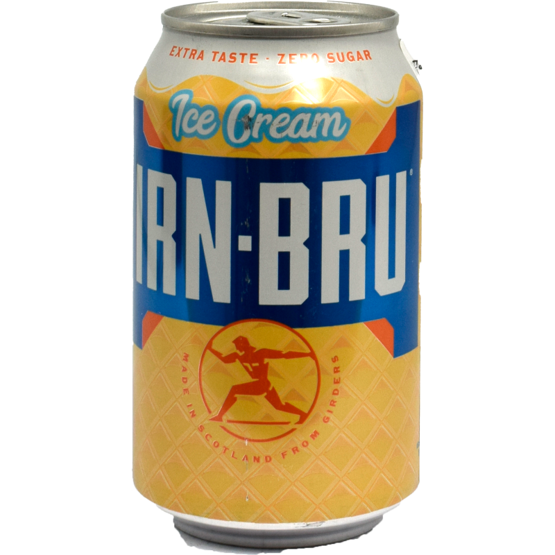 - Barr Irn Bru Ice Cream Blik 330ml