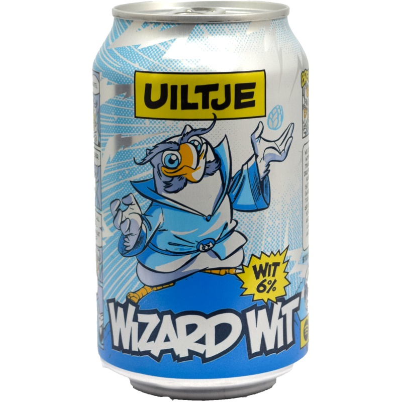 - Uiltje - Wizard Wit 6% Blik 330ml