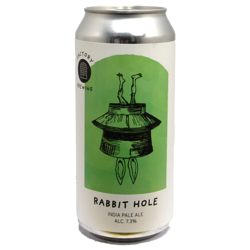 - Factory - Rabbit Hole IPA Blik 440ml 7.3%