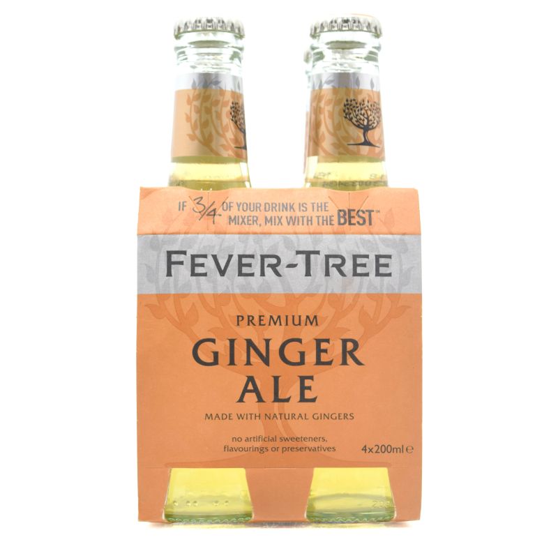 - Fevertree - Ginger Ale 4x200ml