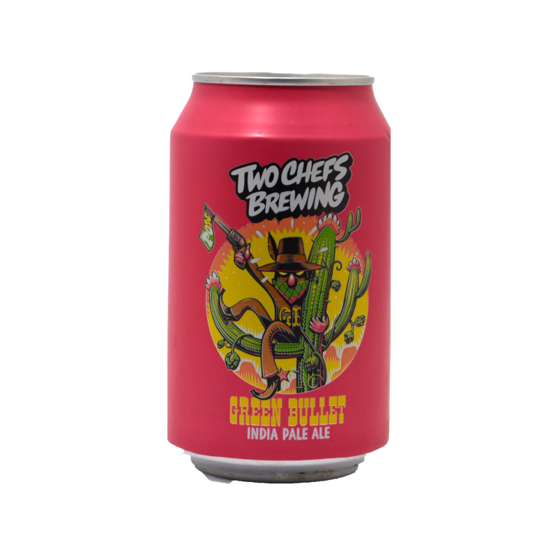 - Two Chefs - Green Bullet IPA Blik 330ml 6.5%