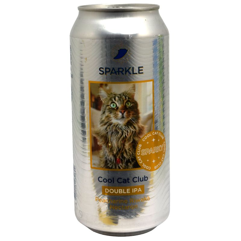 - Sparkle - Cool Cat Club Sparky DIPA 8% Blik 440ml