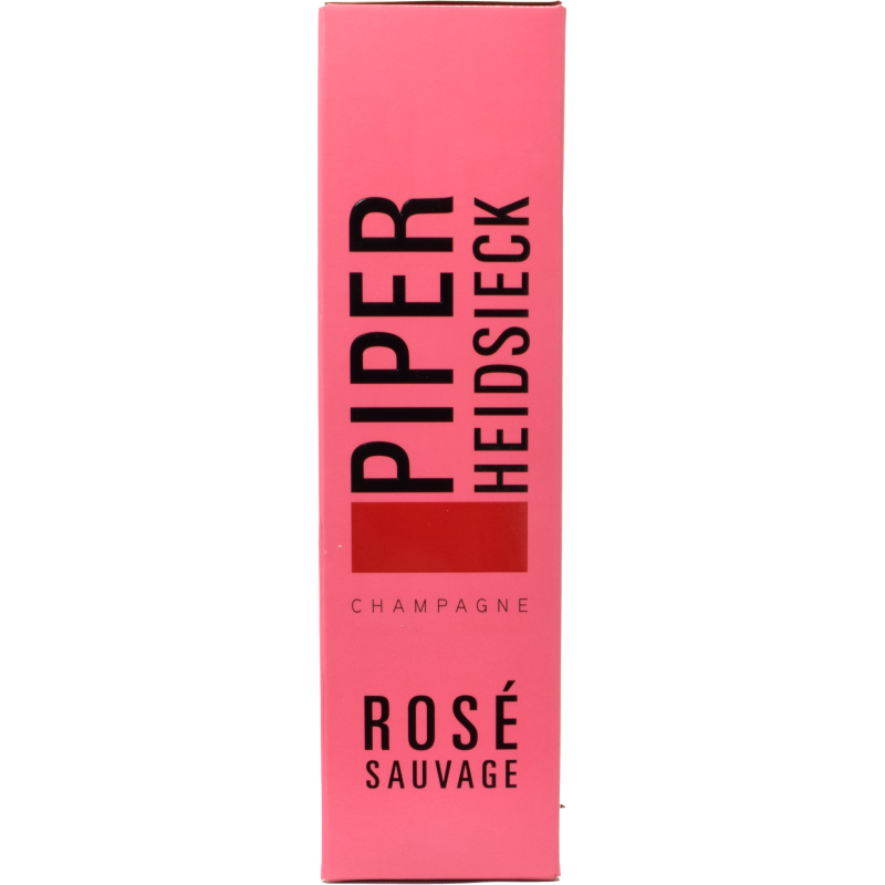 - Piper-Heidsieck Champagne - Rosé Sauvage GB 75cl