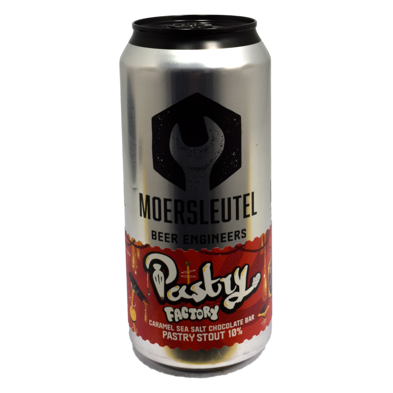 - Moersleutel - Pastry Factory Caramel Sea Salt Chocolate Bar Pastry Stout Blik 44cl 10%