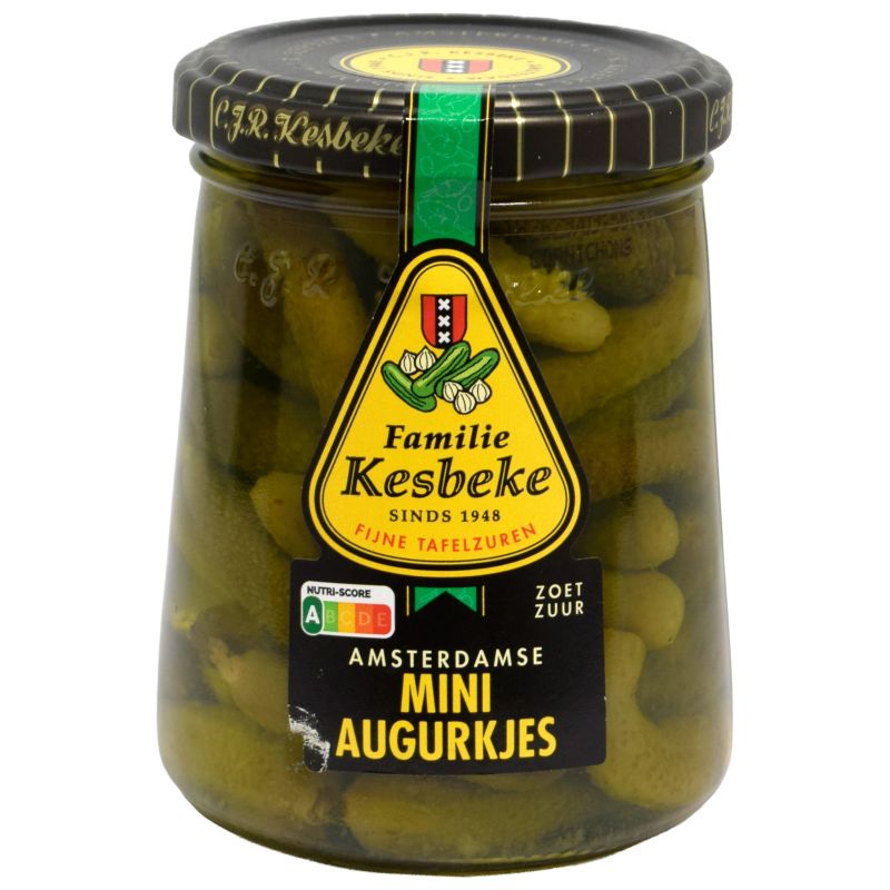 - Kesbeke Mini Augurkjes Cornichons 235ml