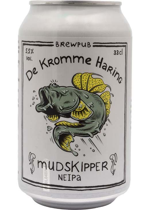 - De Kromme Haring - Mudskipper NEIPA Blik 330ml 5.5%