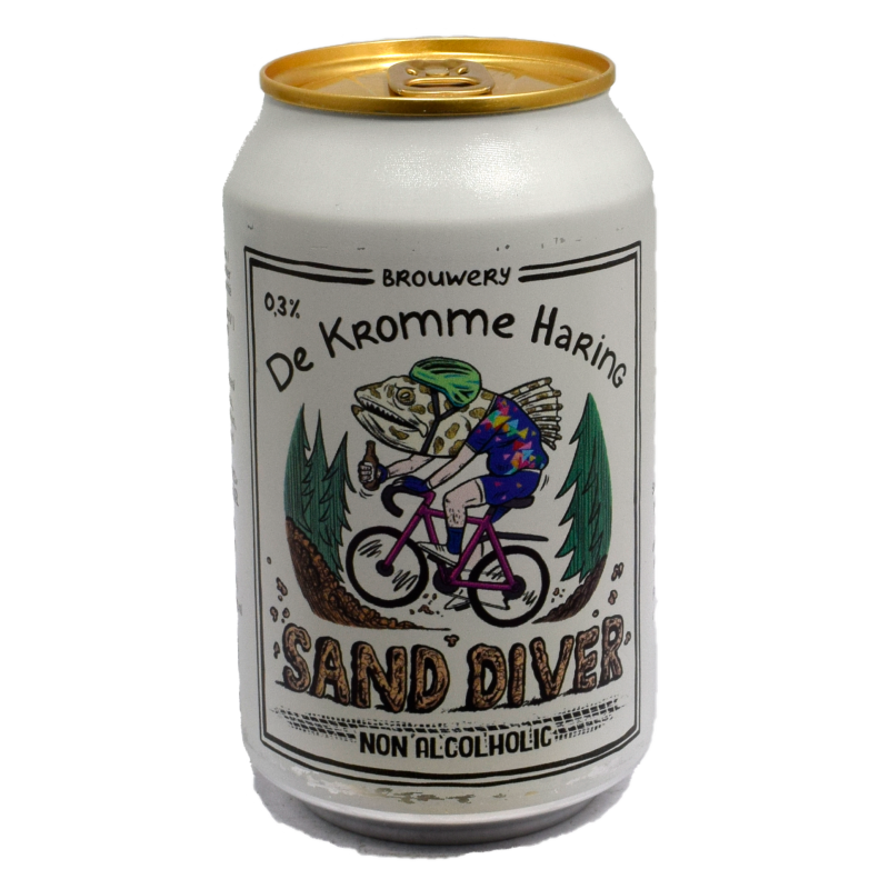 - De Kromme Haring - Sand Diver 0,3% Ale Blik 33cl