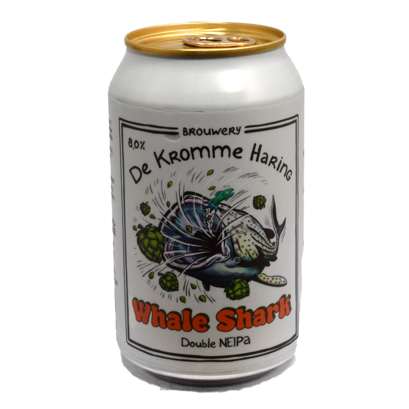 - De Kromme Haring - Whale Shark NEDIPA Blik 33cl