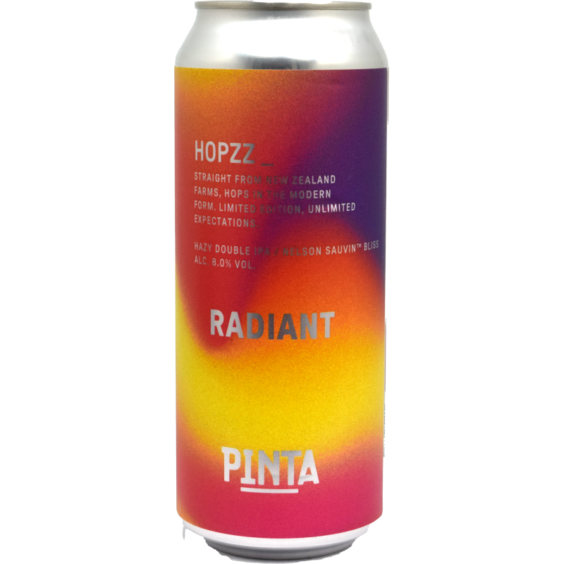 - Pinta - Hopzz Radiant DIPA 8% Blik 500ml