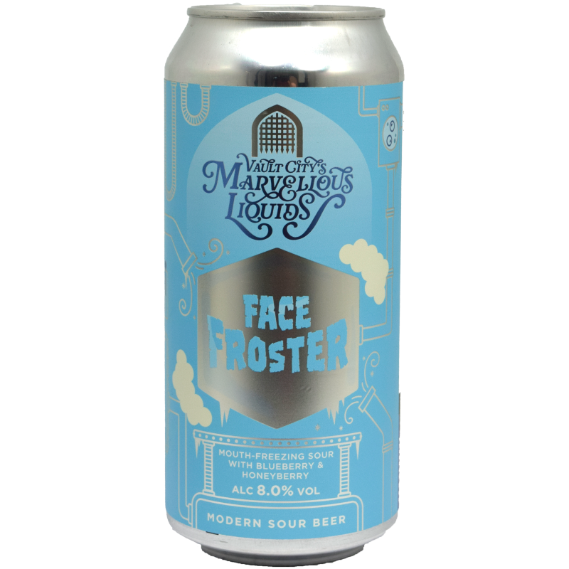 - Vault City - Face Froster Sour with Blueberry & Honeyberry 8% Blik 440ml