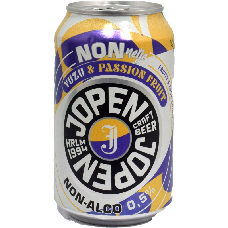 - Jopen - Nonnetje Yuzu Passionfruit Non Alcoholic Blik 330ml 0.5%