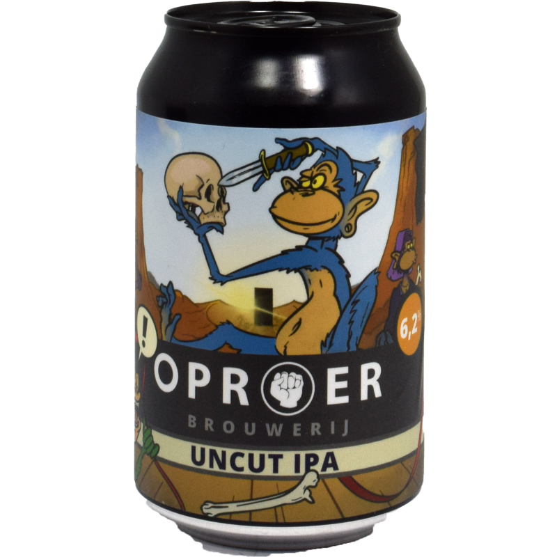 - Oproer - Uncut IPA 6,2% Blik 330ml