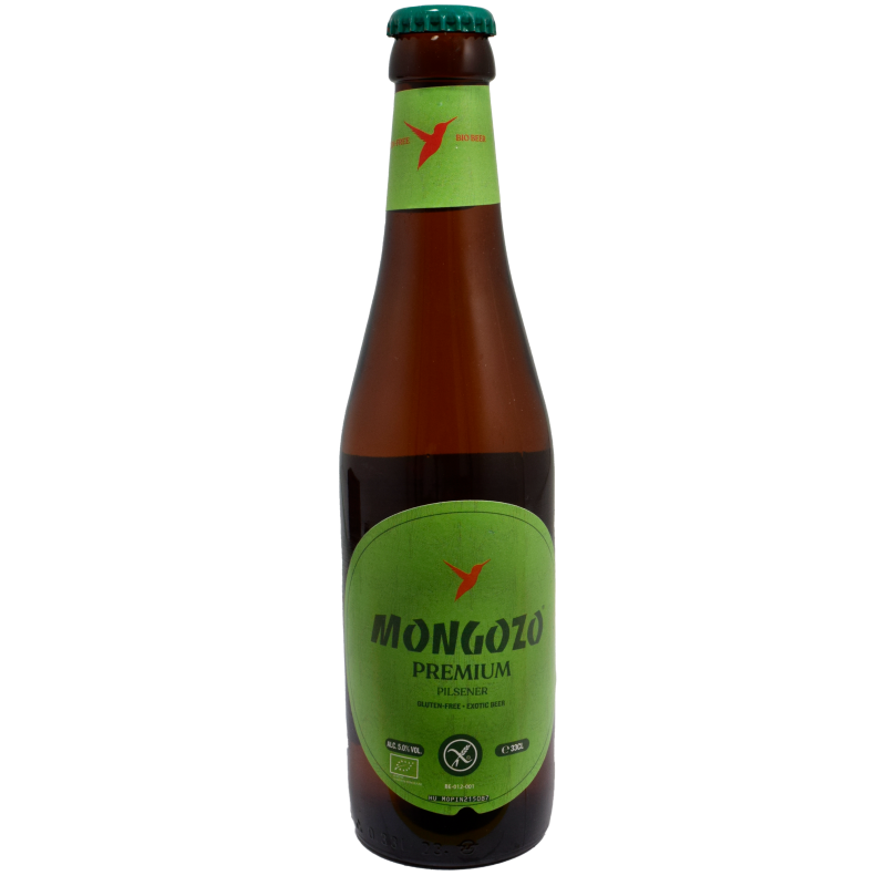 - Mongozo - Premium Pilsener Glutenvrij 330ml 5%