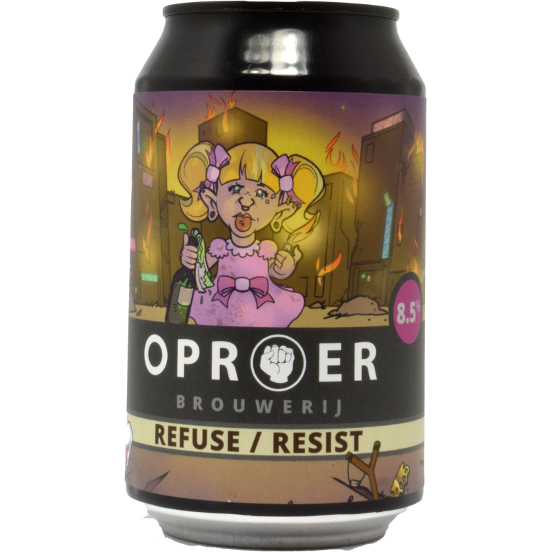 - Oproer - Refuse / Resist DIPA 8,5% Blik 330ml