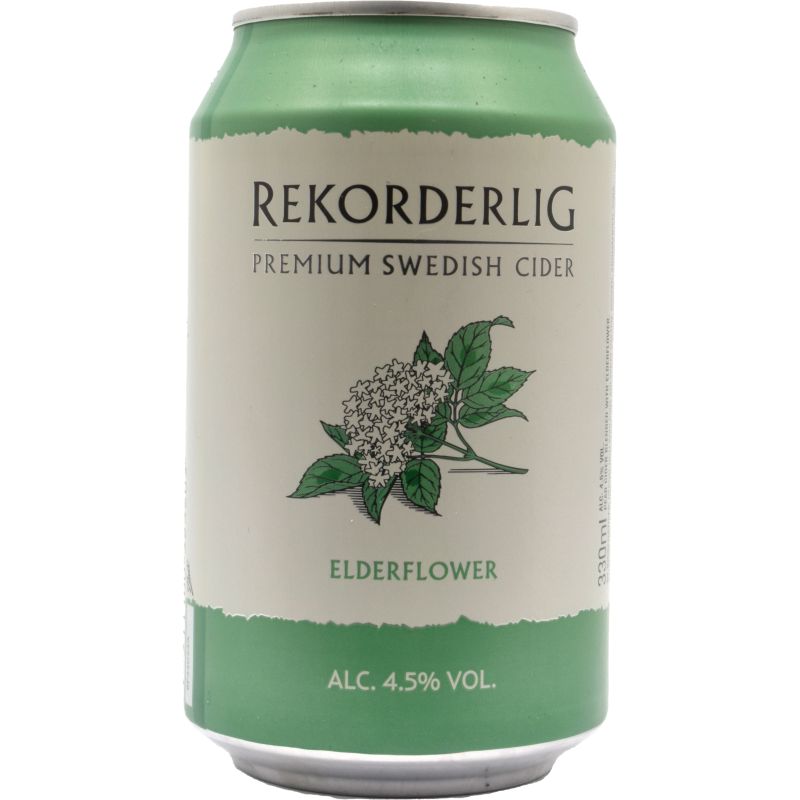 - Rekorderlig - Elderflower Cider Blik 330ml 4.5%