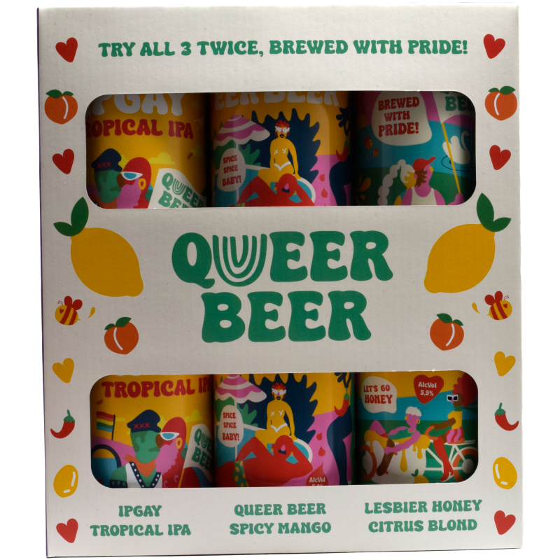 - Queer Beer - Bier Geschenkdoos 6-Blik