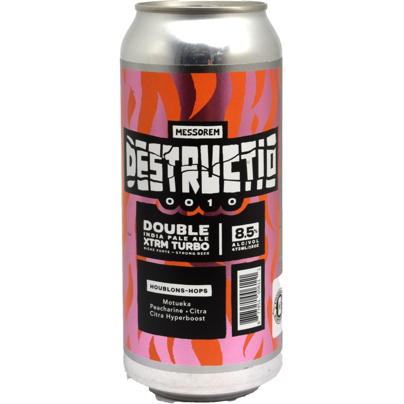 - Messorem - Destructio#0010 DIPA Xtrm Turbo Blik 473ml 8.5%