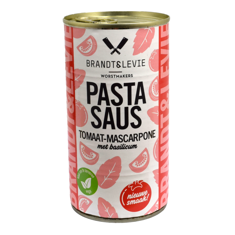 - Brandt&Levie - Pastasaus Tomaat-Mascarpone met Basilicum 500gr