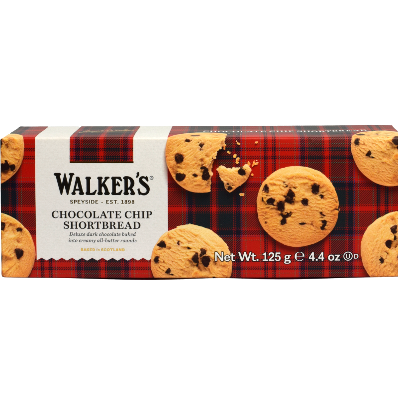 - Walkers - Chocolate Chip Shortbread 125gr
