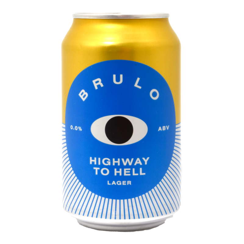 - Brulo - Highway To Hell Lager 0.5% Blik 330ml