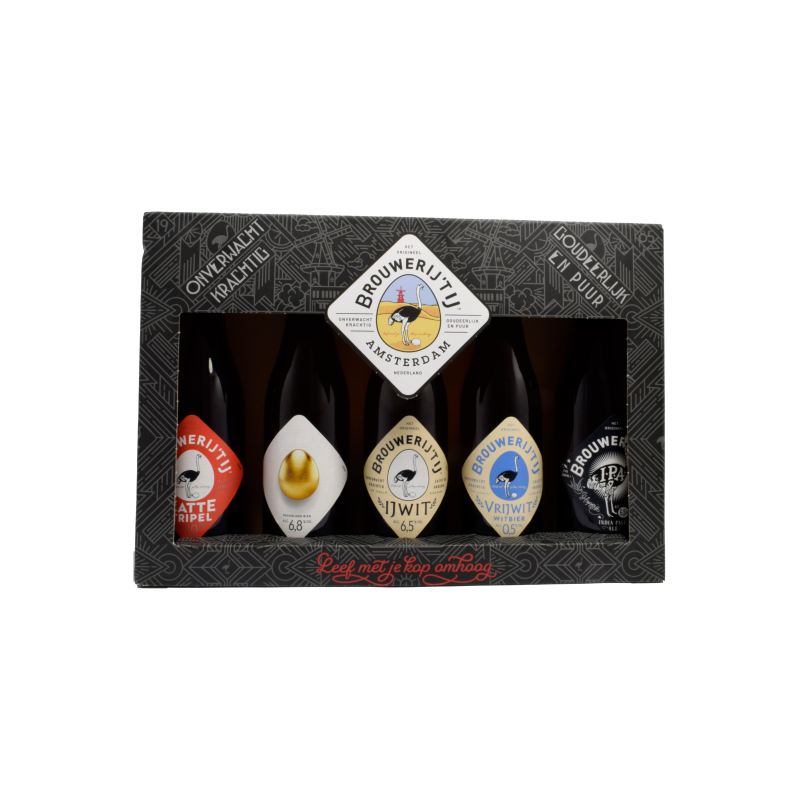 - Brouwerij ''t IJ - Kadoosje 5 flessen 330ml