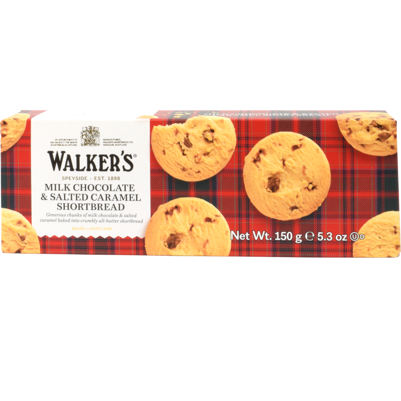 - Walkers - Milk Chocolate & Salted Caramel Shortbread 150gr