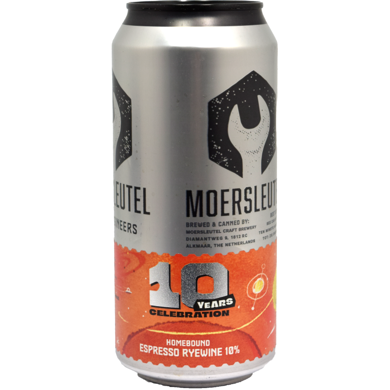 - Moersleutel - Homebound Espresso Ryewine Blik 440ml 10%