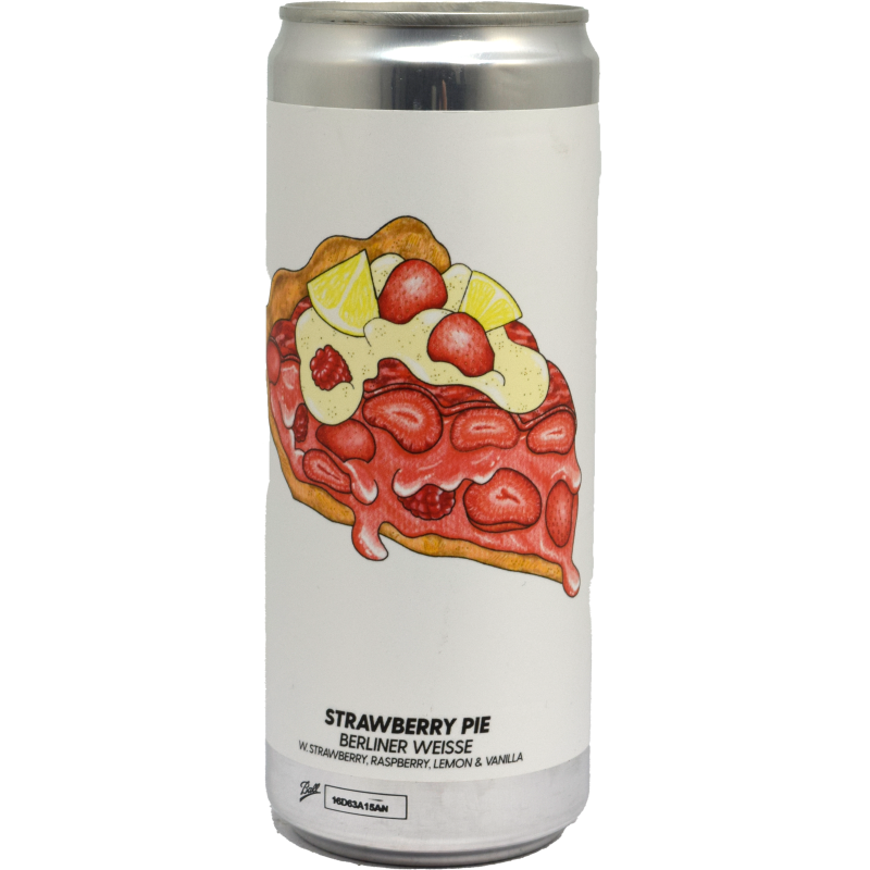 - Brewski - Strawberry Pie Berliner Weisse Blik 330ml 4%