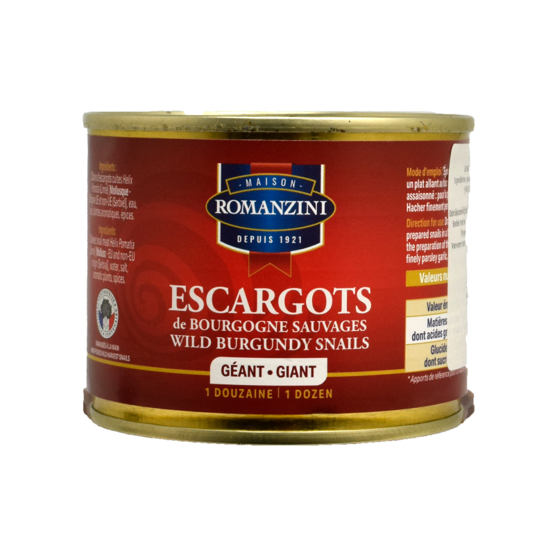 - Romanzini Escargots Groot 12st 125gr