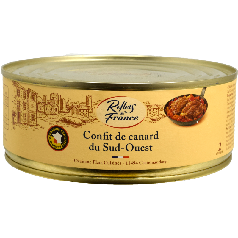 - Reflets De France - Confit De Canard Du Sud-Ouest 820 Gr
